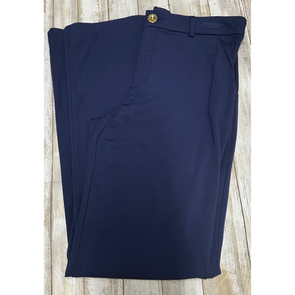 Lilly Pulitzer Women's Lyndon knit pants true navy size 6 career wear work
